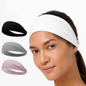 C30 Headband Sport Bandana Sweatband Olahraga Gym Yoga Katun Wide Cool - 4 warna Outdoor