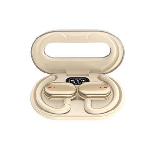 หูฟังบลูทูธ มาใหม่ในปี 2568 ไม่ใส่ในหู เหมาะสำหรับเล่นกีฬาและวิ่ง ดีไซน์เฉพาะ หูเปิด ไร้สาย หูกระดุม ไม่มีคลิปหนีบหู เสียงอวกาศ สีจำกัด