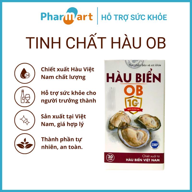 Tinh Chất Hàu OB Việt Nam - Bổ sung kẽm cho người trưởng thành 0