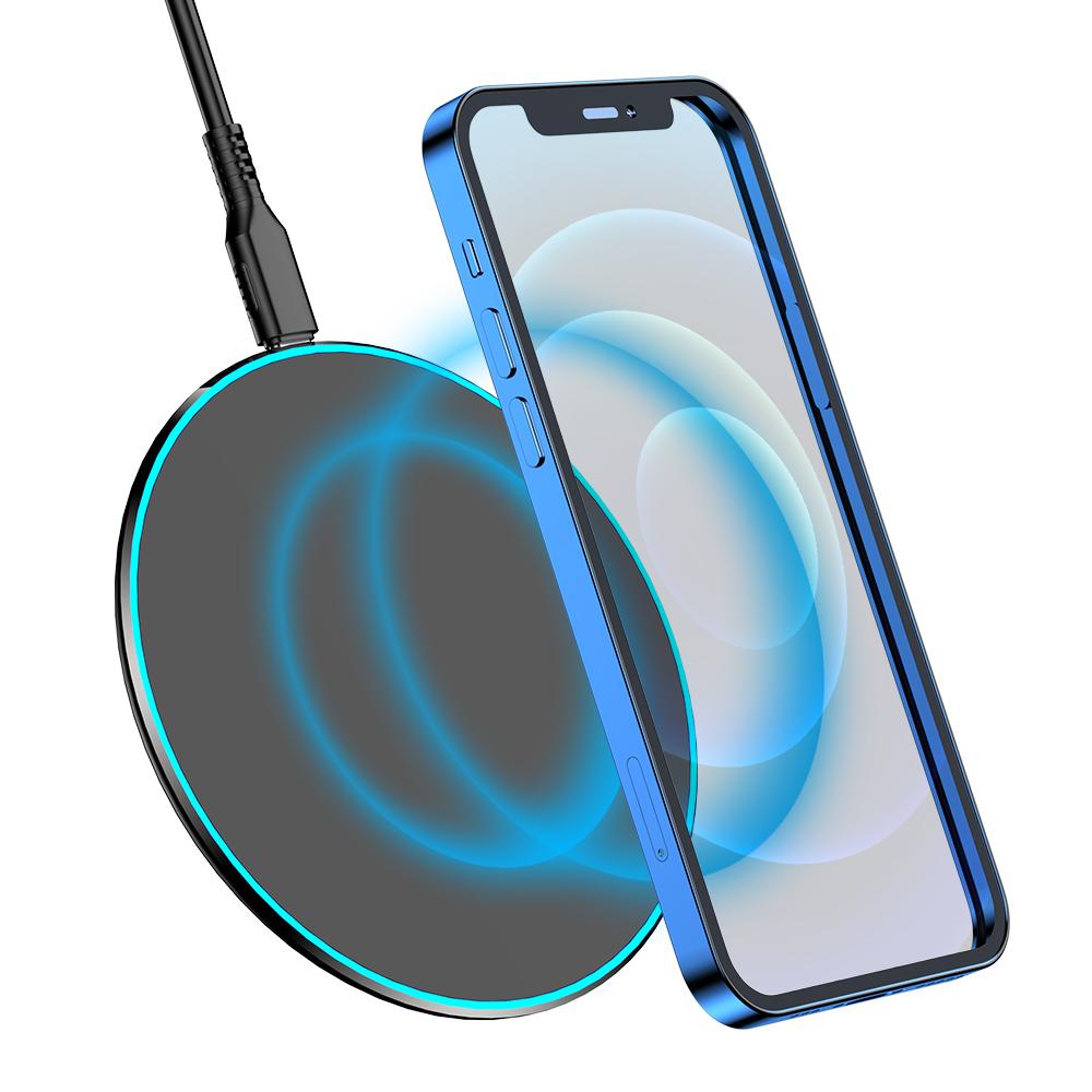 [Owire Official] แท่นชาร์จไร้สาย 15W Wireless Fast Charger  สำหรับ iOS/Android