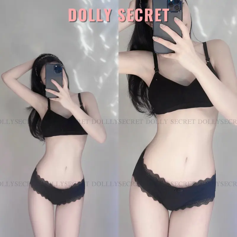 Áo lót nữ không gọng đệm mỏng su đúc mát chất len tăm DOLLY SECRET A09 Jean Voan Top 3