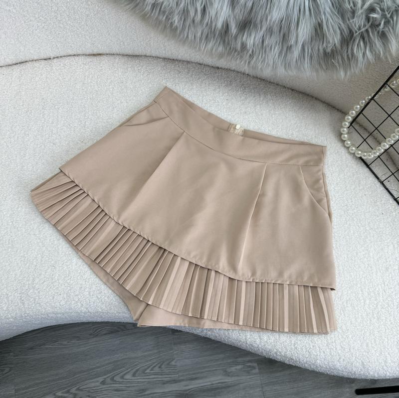Product Introduction of Chân váy A bigsize nữ 2 tầng kèm dập ly nhỏ chất cotton mềm mịn - CV2T 22