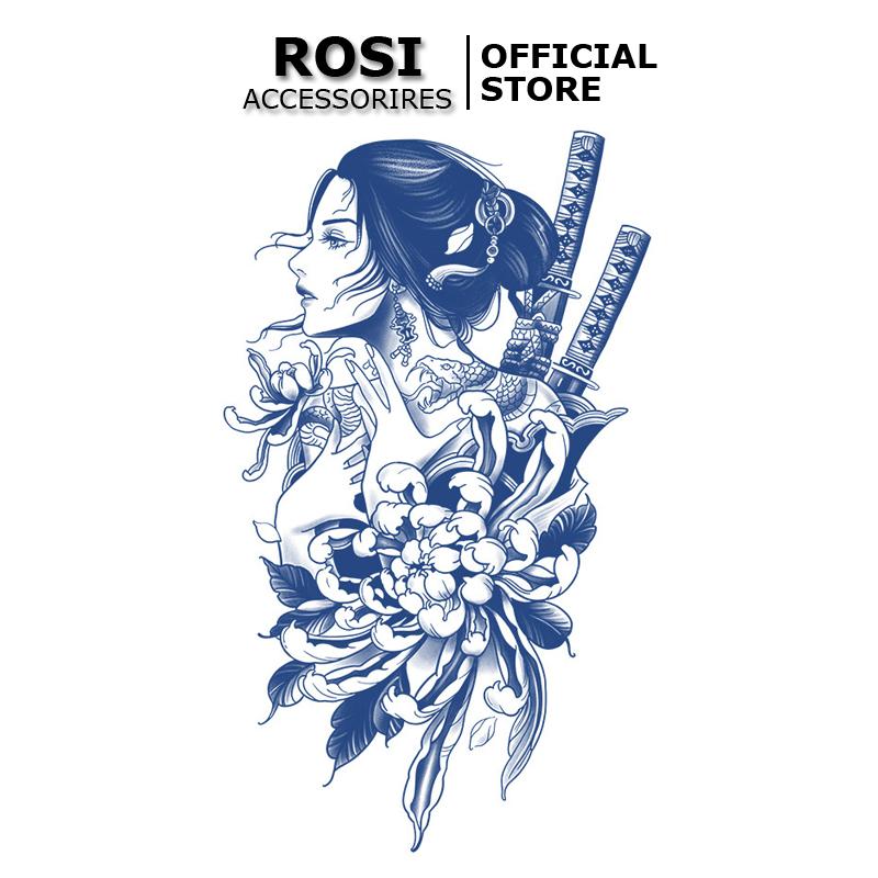 Miếng dán hình xăm thảo dược KT-131 chống nước 11x18CM tới 15 ngày