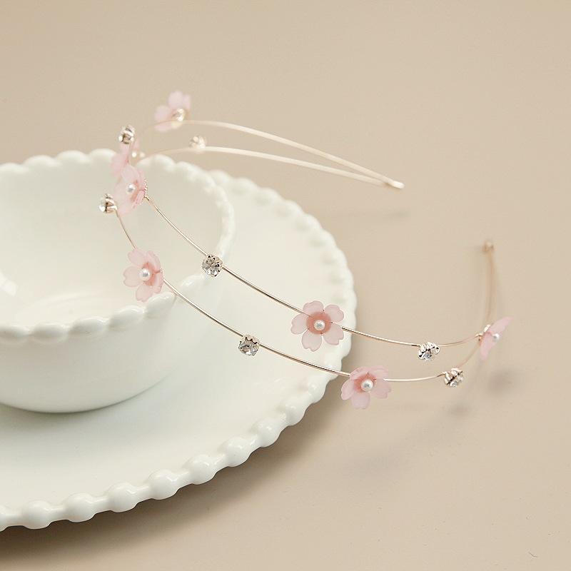 Product Introduction of Băng Đô Kim Loại, Hai Lớp, Băng Đô Ngọc Trai Hoa, Dành Cho Nữ, Phụ Kiện Cài Tóc, Băng Đô Kim Cương Giả Sáng Bóng, Phụ Kiện Tóc Vòng 6