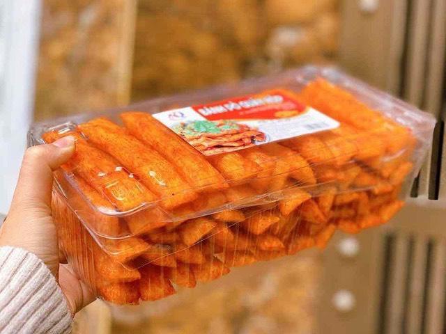 Bánh Pò Quẩy Hộp Đặc Sản Hải Phòng,Hộp 320g 70 Cái/Hộp Vị Cay Mùi Bò Truyền Thống,Bò Quẩy Hộp Xiên Vừng ,Pò Miếng Vừng Thơm Ngon