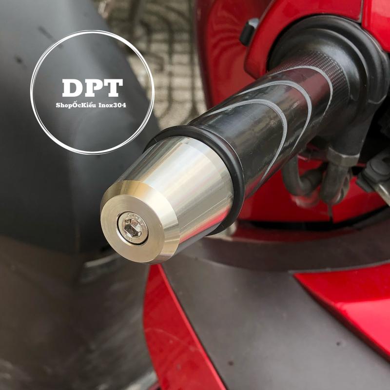 [XEM KĨ MÔ TẢ] Gù tay lái gù chống rung nguyên khối chuẩn Inox 304 nặng 350g-Tặng kèm cục nhôm 18,5mm và 2 ốc gắn (Không gắn đc cho các dòng xe tay ga đời mới) Phụ Tùng Phụ Kiện