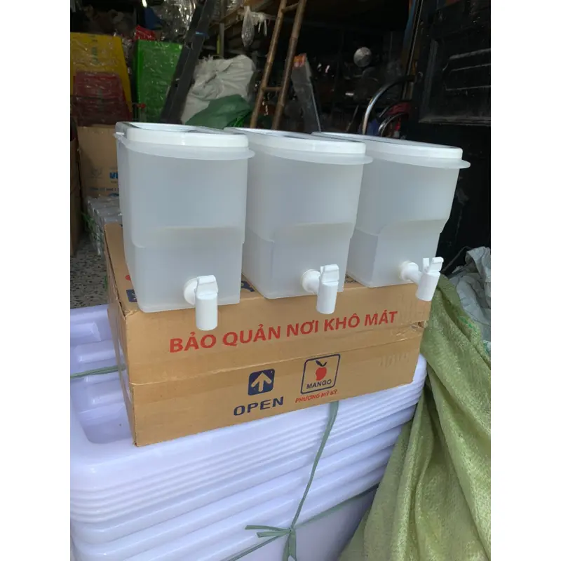 Combo 3 Bình đựng nước có vòi để tủ lạnh tiện dụng 3.5l việt nhật 6785 2