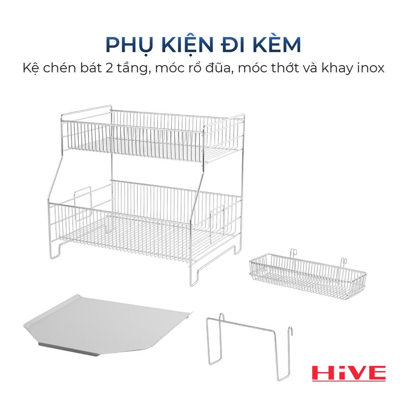 Product Introduction of Giá úp chén bát HiVE SB 1 tầng, 2 tầng Nhà Bếp 6