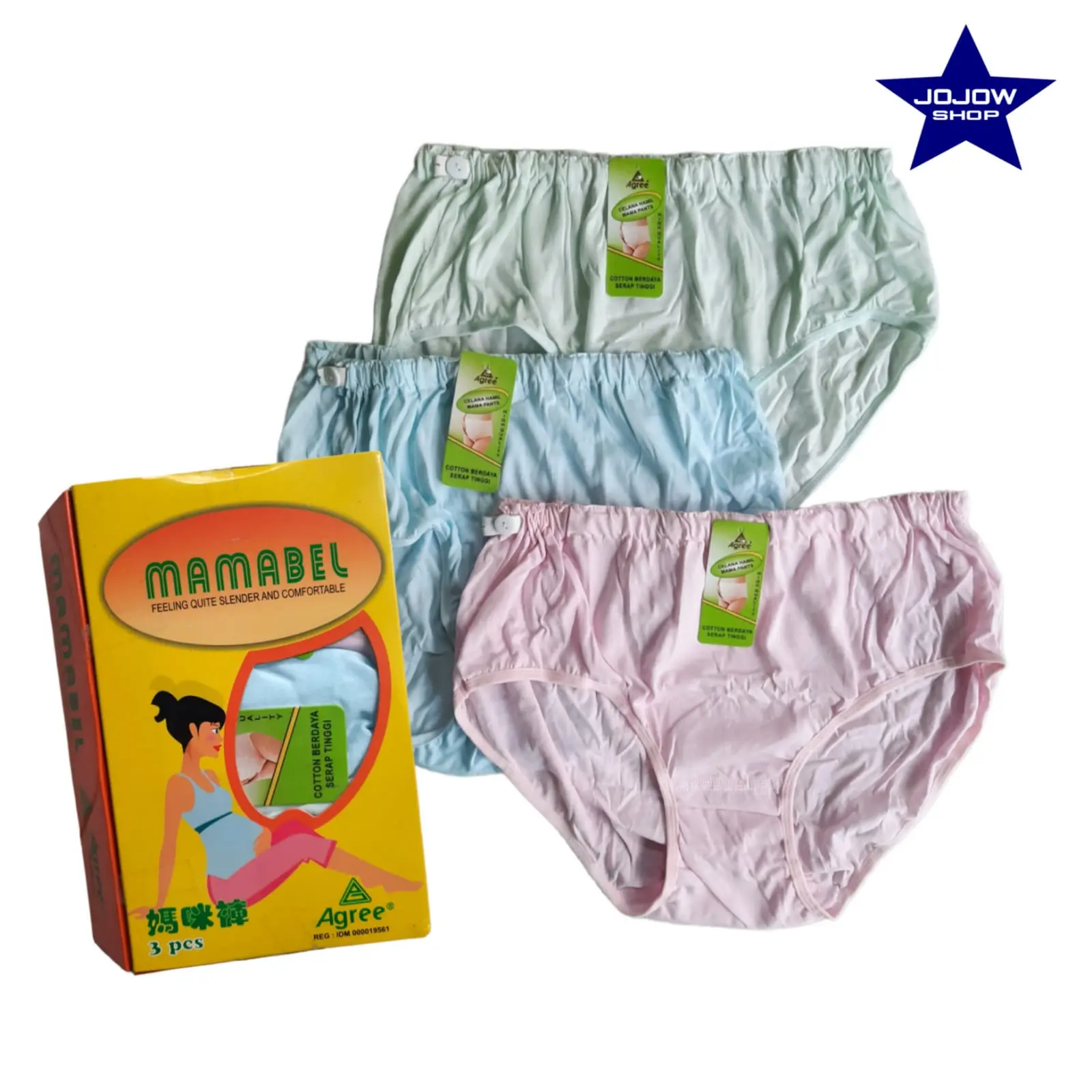 CELANA DALAM IBU HAMIL MAMABEL AGREE  H514 ISI 3PCS/PACK