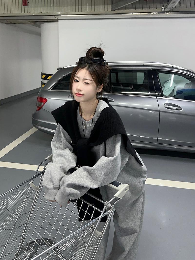 Product Introduction of Bộ Áo Len Và Quần Ống Rộng, Thời Trang Thường Ngày Mùa Thu Và Mùa Đông, Cổ Tròn, Dáng Rộng Vừa Vặn, Thanh Lịch, Cạp Cao, Khăn Choàng Dệt Kim, Dành Cho Nữ 24