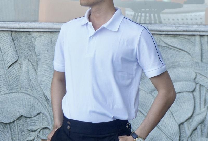Product Introduction of Áo Polo Nam Bigsize 125kg Trơn Cổ Bẻ Basic Cao Cấp Vải Cotton Mềm Ngắn Tay Shirt Menswear Trắng Kem Có Cổ Thun Jean 11
