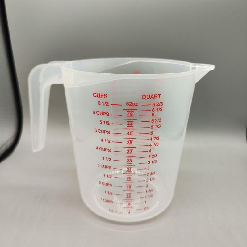 Product Introduction of Plastic Transparent Graduated Measures Cup Household Kitchen Baking Measuring Tool Set Handle Design Cups 1
