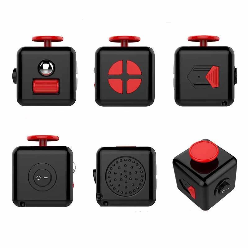 Product Introduction of Solid Color Fidget Decompression Dice for Release Stress Autism Anxiety Relieve Adult Kids Stress Relief Anti-Stress Fingertip 4