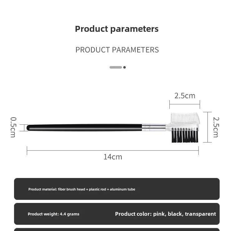 Product Introduction of 1 Pcs Eyelash Comb Eyelash Shaper and Eyebrow Brush Dual Comb Double Head Eyebrow Eyelash Makeup Grooming Tool for Women Girls 10