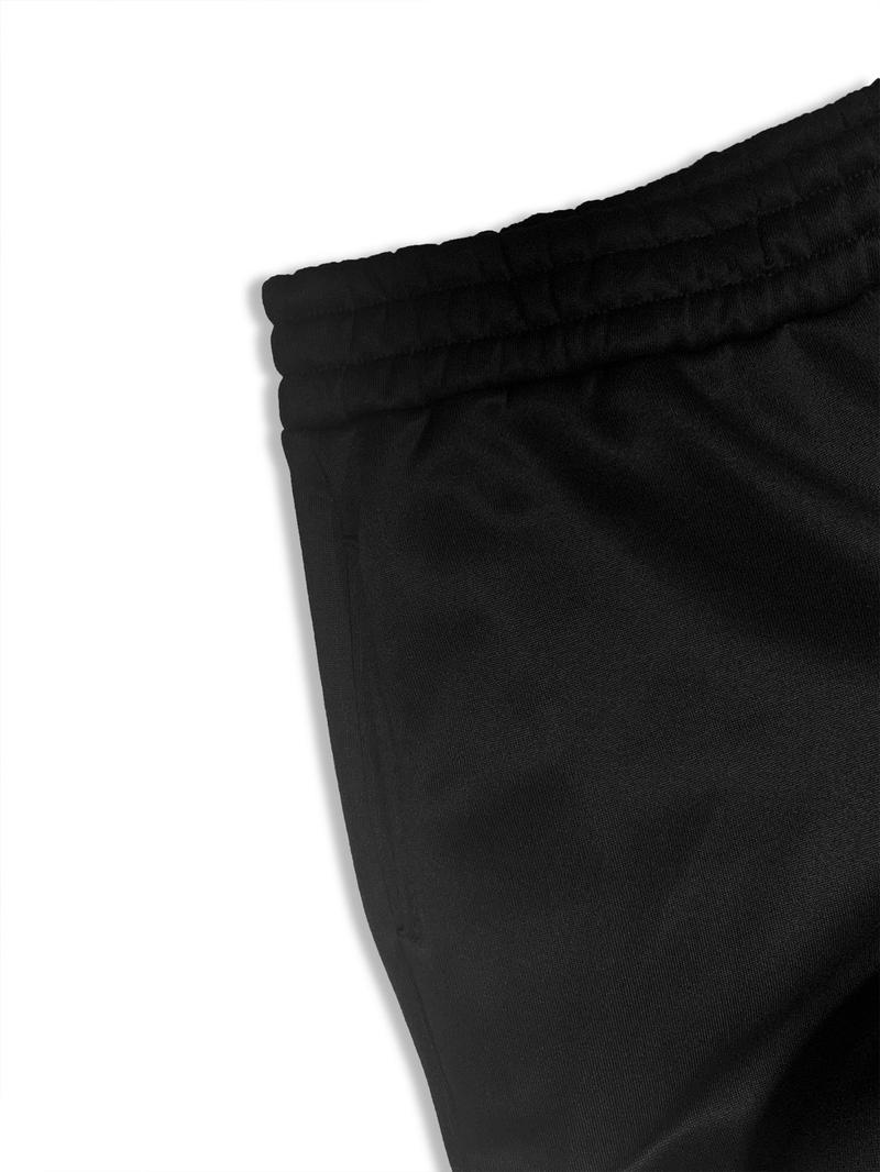 Product Introduction of Men's Regular Fit Letter Print Drawstring Waist Sweatpants, Casual Street Comfy Micro Flared Pants for Fall & Winter, Men's Trousers for Daily Wear 3