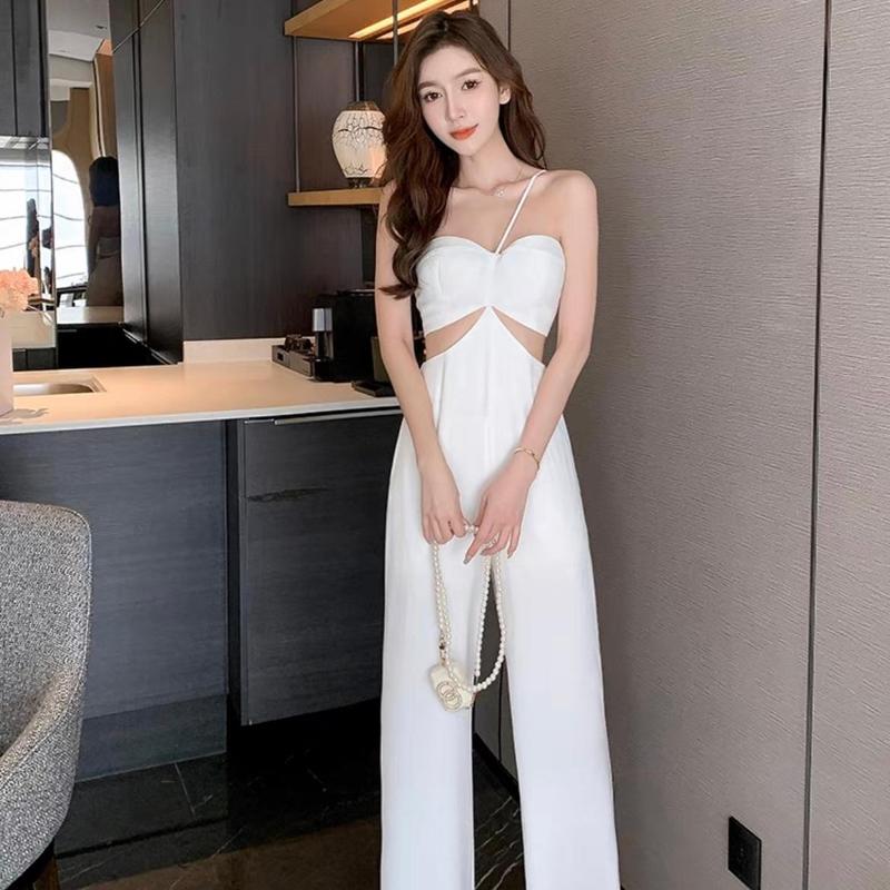 Jumpsuit cách điệu cúp ngực quần dáng xuông (có mút) Nữ Women 2