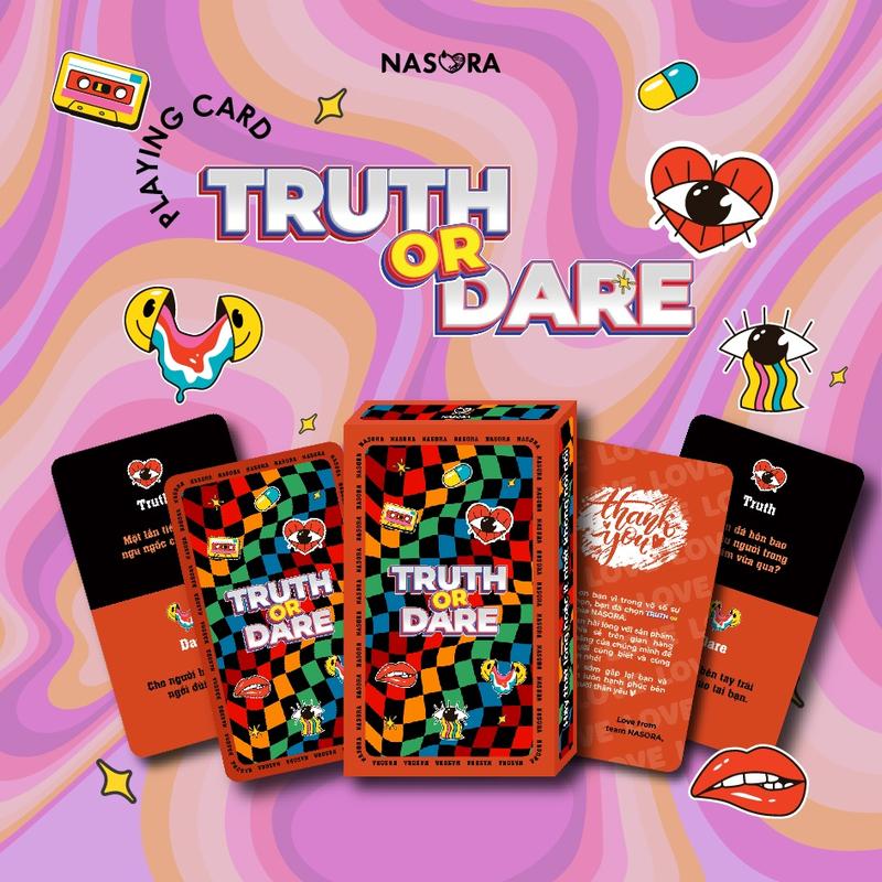  Bộ Bài Truth Or Dare NASORA 30 Lá Drinking Game Bài Tạo Sự Thú Vị Gắn Kết Tình Bạn 