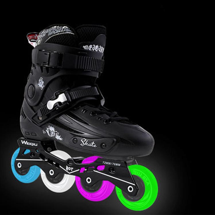 Roller Skates For Adults Inline Skates Single Row Roller Skates Youth Fancy Flash Skates Beginner 7