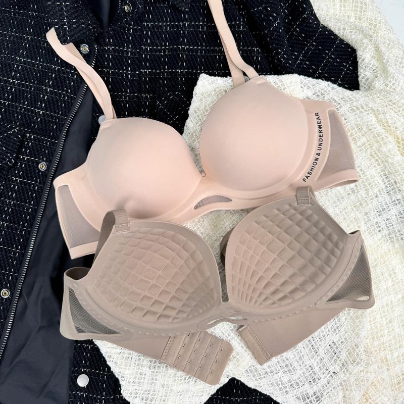 [Mã B52 - Mua tăng 1 size] Áo Lót Su Nữ Nâng Vòng 1 Không Gọng Áo Bra Chất Su Mỏng Không Gọng Có Mút Đệm Tròn Massa Gom Quả Chống Xệ Hạn Chế Ngấn Mỡ Lưng -- VIKAM