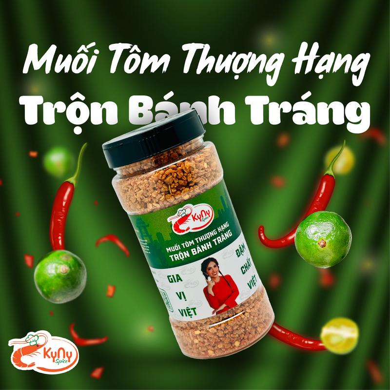  MUỐI TÔM TRỘN BÁNH TRÁNG - KYNY SPICE - TRỌNG LƯỢNG 210G 