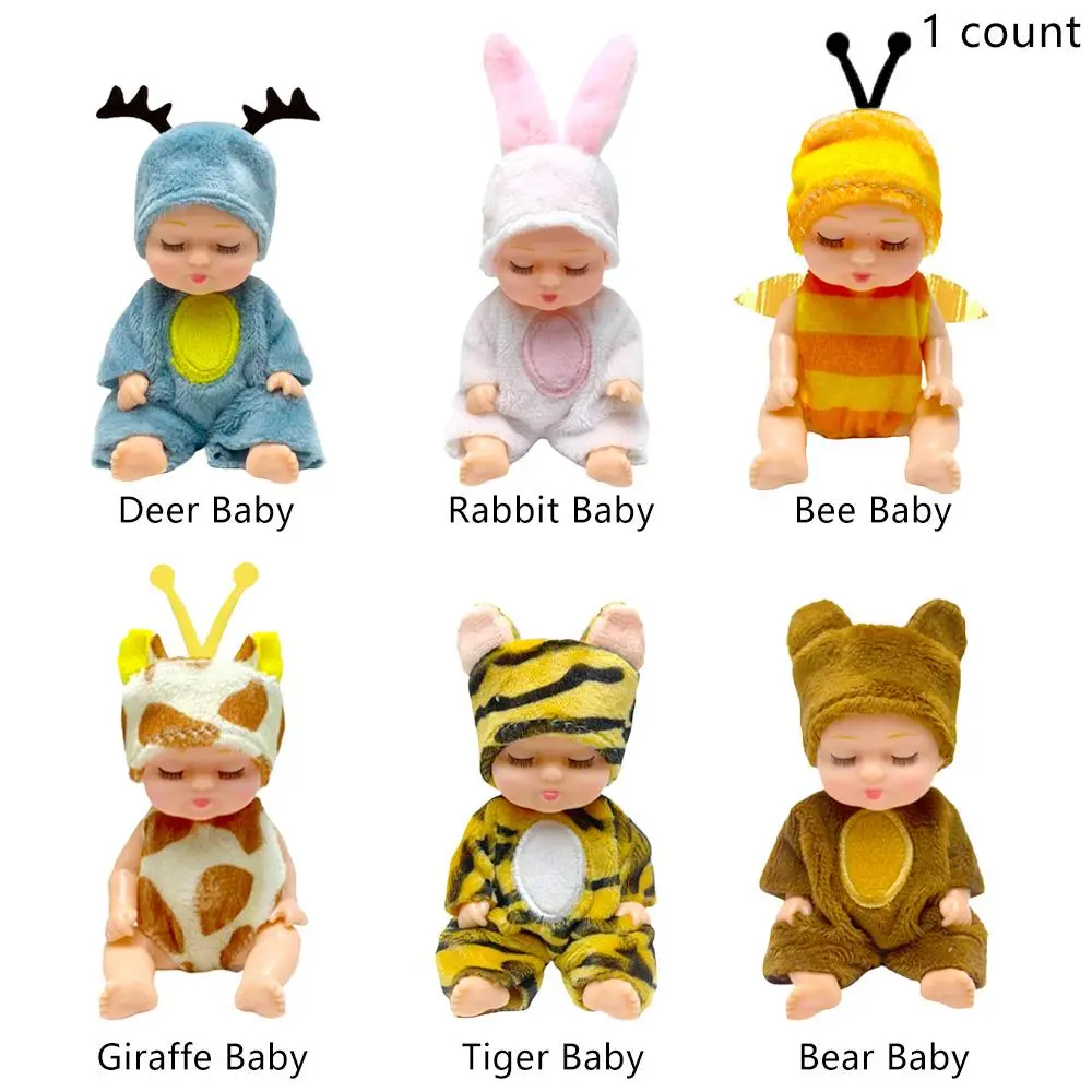 Simulation Reborn Baby Doll, 1 Count Cute Animal Costume Dolls, Realistic Sleeping Doll, Birthday Gift for Kids