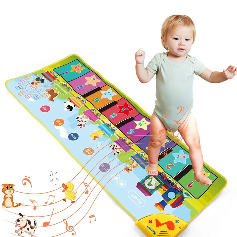 Thảm Đàn Piano Âm Nhạc, Cho Bé Và Trẻ Em, Đồ Chơi Bàn Phím, Thảm Sàn Khiêu Vũ Điện, Đồ Chơi Nhạc Cụ Giáo Dục, Thích Hợp Cho Trẻ Mới Biết Đi 3