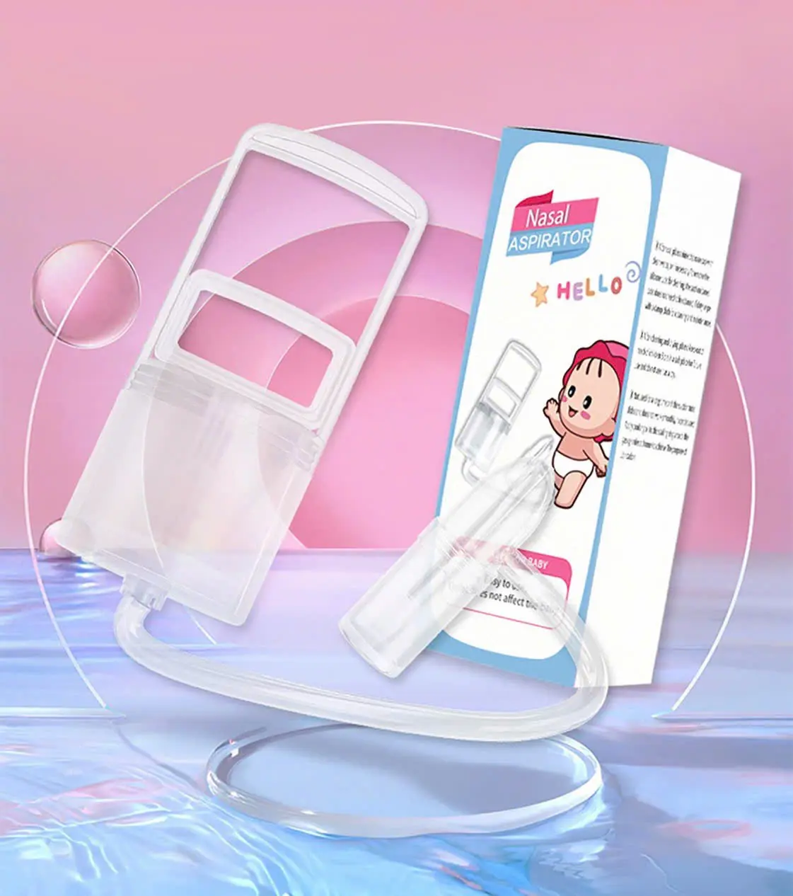 Dụng Cụ Hút Mũi Kéo Tay Thế Hệ Mới -Hút Sạch Hơn Và An Toàn Cho Bé