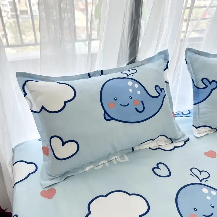Vỏ gối nằm Cotton Poly kích thước 45x65cm (1 chiếc) 3