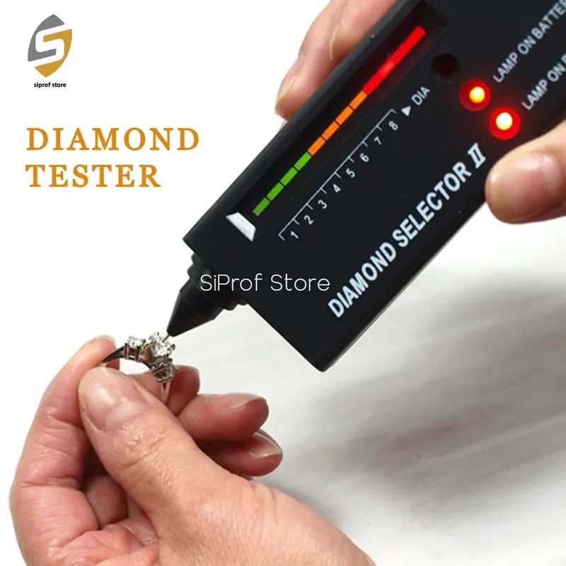 Penguji Berlian Alat Deteksi Gemstone Diamond Selector Ⅱ Pengukur Batu Akik Tes Batu Tester Moissanite 1