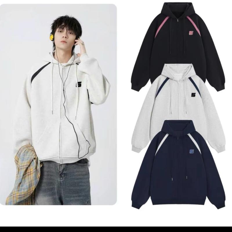 Áo Hoodie Nỉ Bông From Rộng Nam Nữ Thêu Chữ S