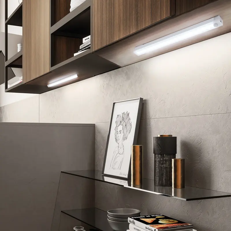 YHOME Lampu tidur LED tombol multifungsi lampu belajar lampu lemari portable / Lampu Stick Panjang LED Sensor Gerak Magnetic Motion Sensor Y258 5