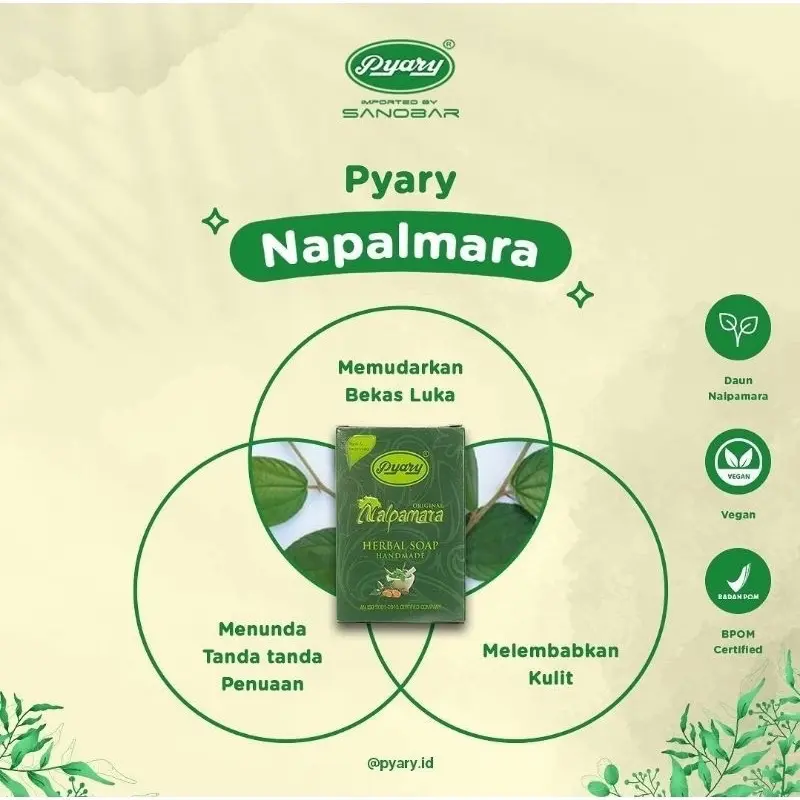 Sabun PYARY NALPAMARA [BPOM] Original Herbal Soap | Sabun Arab BPOM 4