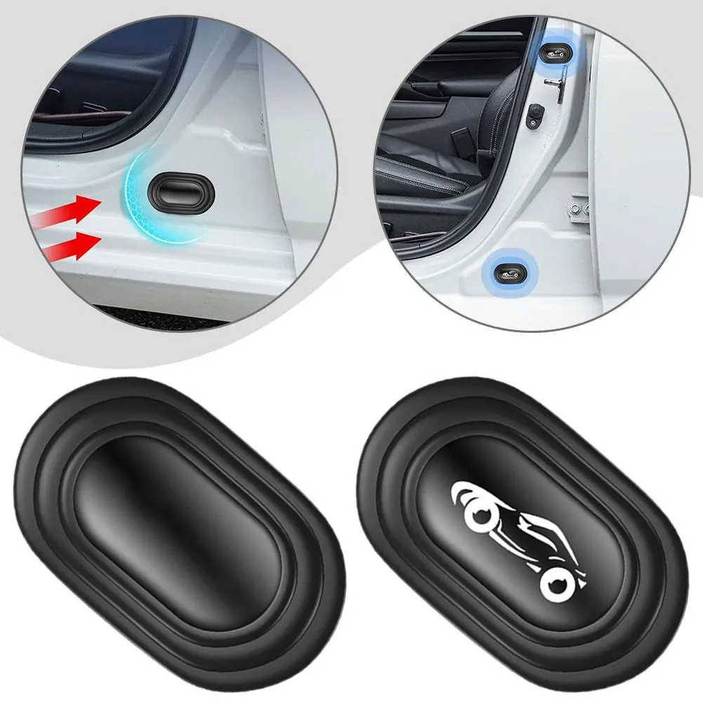 Car Door Anti-Collision Silicone Pad Universal Anti-Noise Protector Buffer Gasket Soundproof J0G8