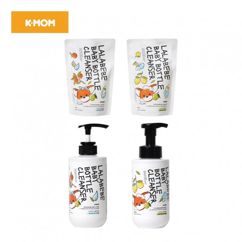 Nước Rửa Bình Thuần Chay Lalabebe K-Mom Hàn Quốc Chai/Túi