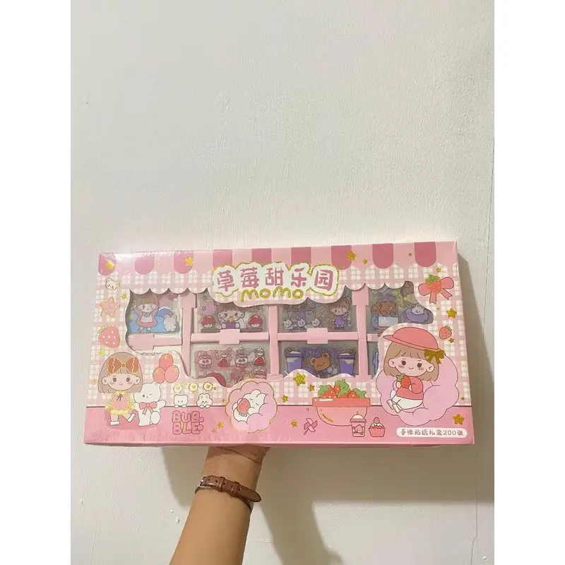 Sticker Momo Isi 200 Lembar Murah Stiker momo Waterproof Sticker Murah Stiker Lucu Stiker Journal 7