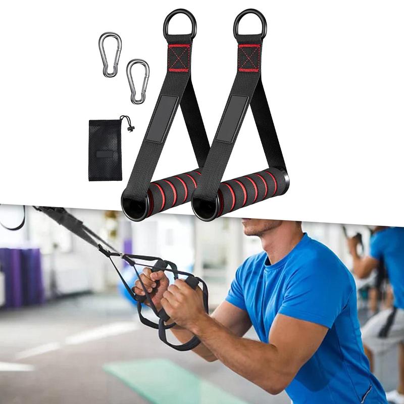 Product Introduction of D-Ring Gym Handles Grip Workout Cable Machine Lightweight Handle with Hook Fitness Resistance Accessories for Muscle Training 17