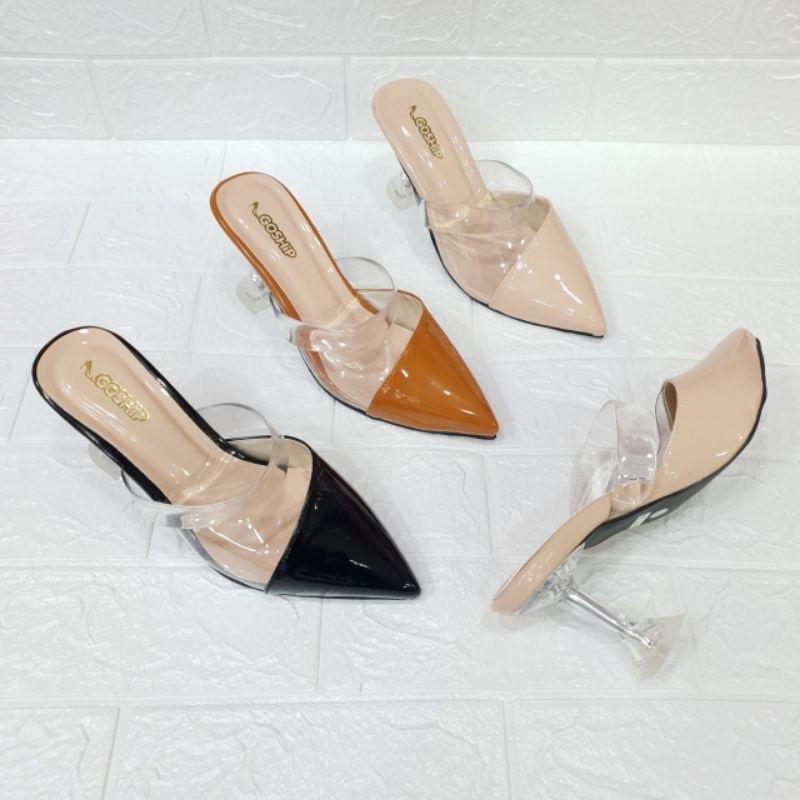 Sepatu Selop Heels Kaca 7 CM RD 43 4