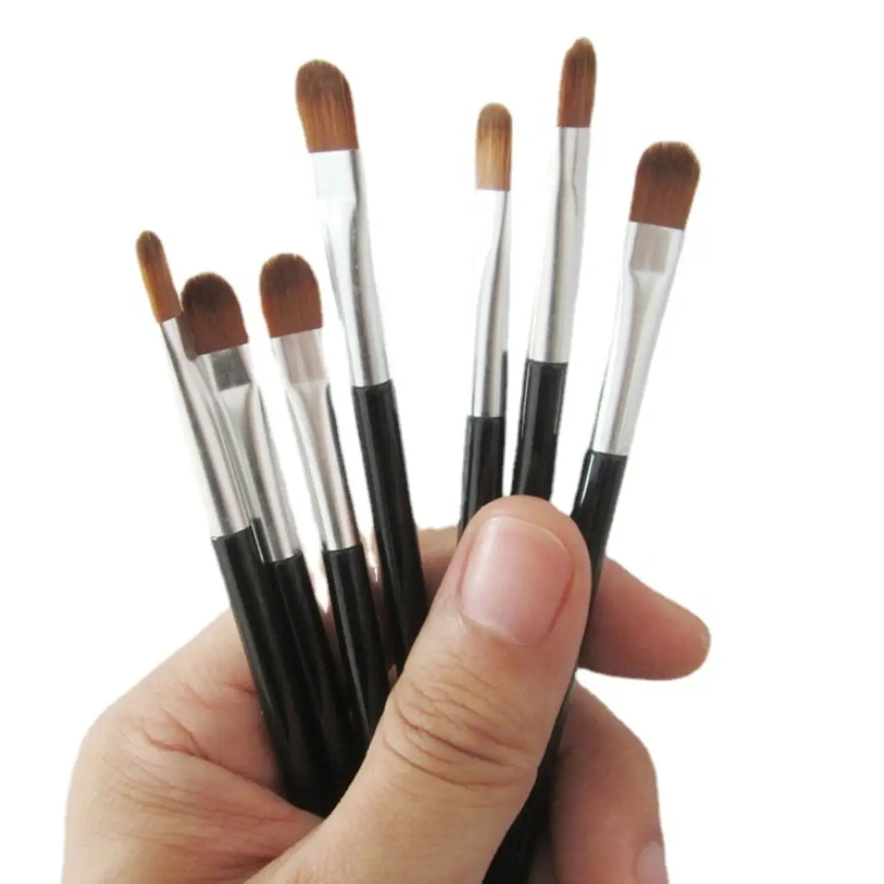 1 Piece Nail Art Black Handle Pattern Painting Brush Acrylic UV Gel Extension Coating Drawing Pen DIY Manicure Tool Nail Brush