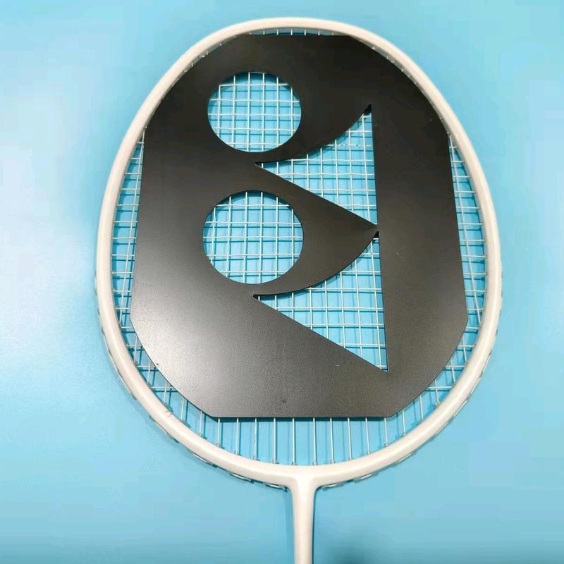 Logo sơn vợt cầu lông các hãng kèm bút nhỏ, bút sơn to 2 màu đen xanh dương