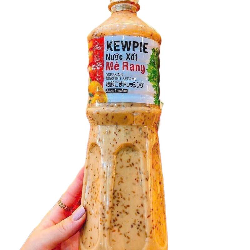 COMBO 3 CHAI SỐT MÈ RANG KEWPIE CHAI 180ML  Nước Sốt Gia Vị   - MÈO BÁN BÁNH HSD 10 tháng Chua