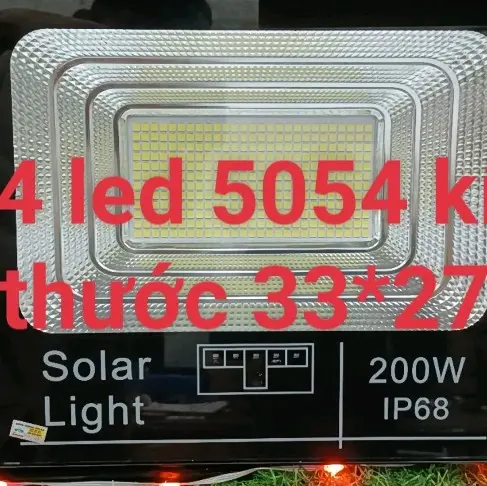 Đèn năng lượng mặt trời 200w-300wcao cấp tấm pin mono 35w 6