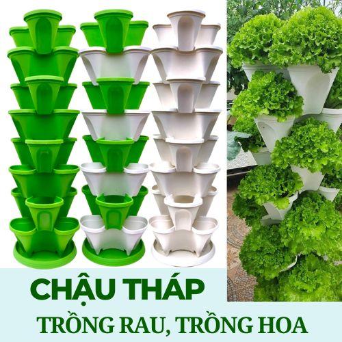 Product Introduction of (HN) Chậu Tháp 8 Tầng Trồng Rau Hữu Cơ/ Tháp Trồng Hoa / Dâu Tây - Nhựa Cao Cấp, Tiện Lợi, Tiết Kiệm Không Gian (nhiều màu) 12