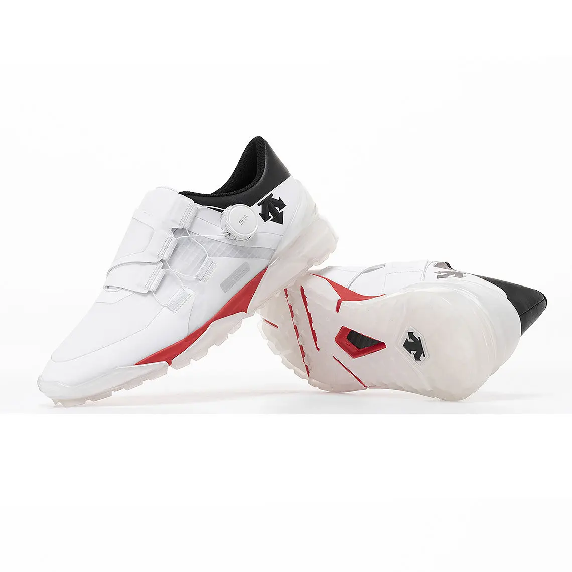 Golf New Men's Shoes Sneaker Breathable Waterproof Non-Slip Fixed Studs Boa Rotating Button Lightweight and Wear-Resistant Xz25074