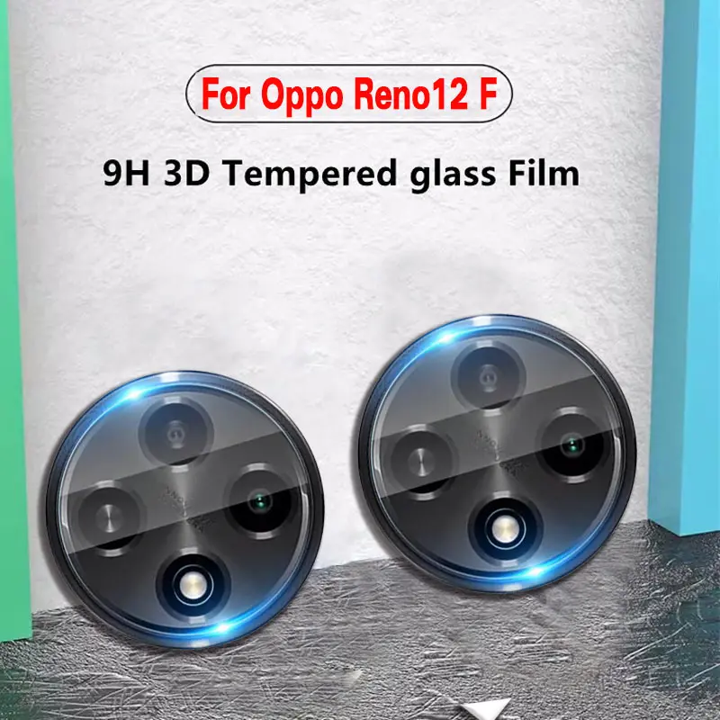 Phim Bảo Vệ Ống Kính Máy Ảnh 3D, Dành Cho OPPO Reno 12F, 12, 11, 10 Pro, OppoReno12F, 4G Và 5G, Năm 2024, Kính Cường Lực Trong Suốt, Bảo Vệ Ống Kính, Phim Bảo Vệ