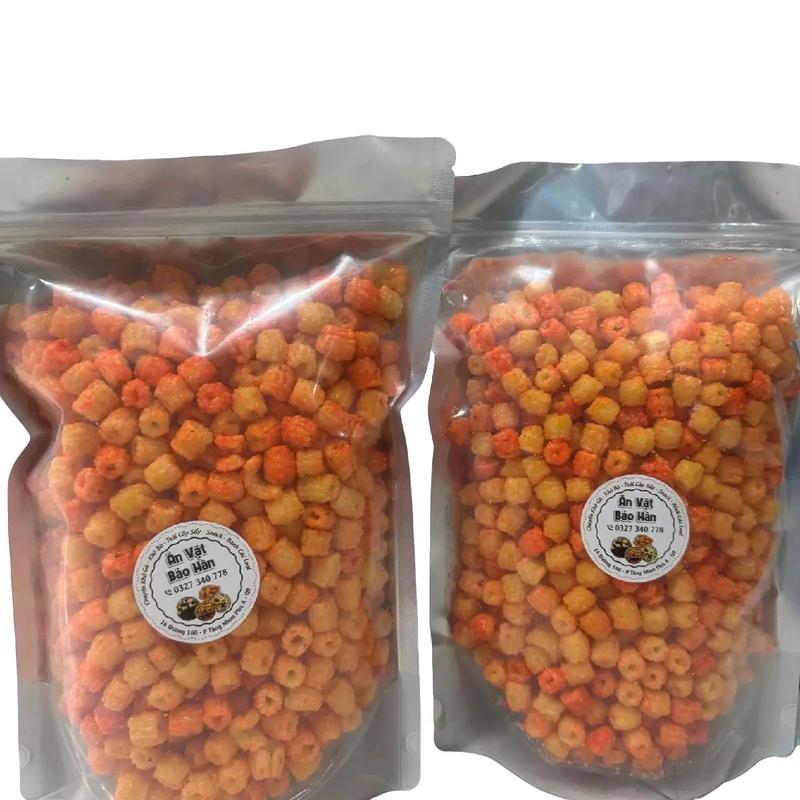 Combo 1kg nui sấy giòn phô mai thơm ngon ăn vặt bảo hân snack  Thức Ăn Food
