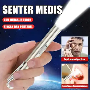 Pulpen Laser Pointer 5-in-1 Multifungsi Kinerja Tinggi – Senter LED Super Terang, USB-C Charger, Lanyard & Klip, Ideal untuk Presentasi, Medis, Industri, Survival, & Taktik
