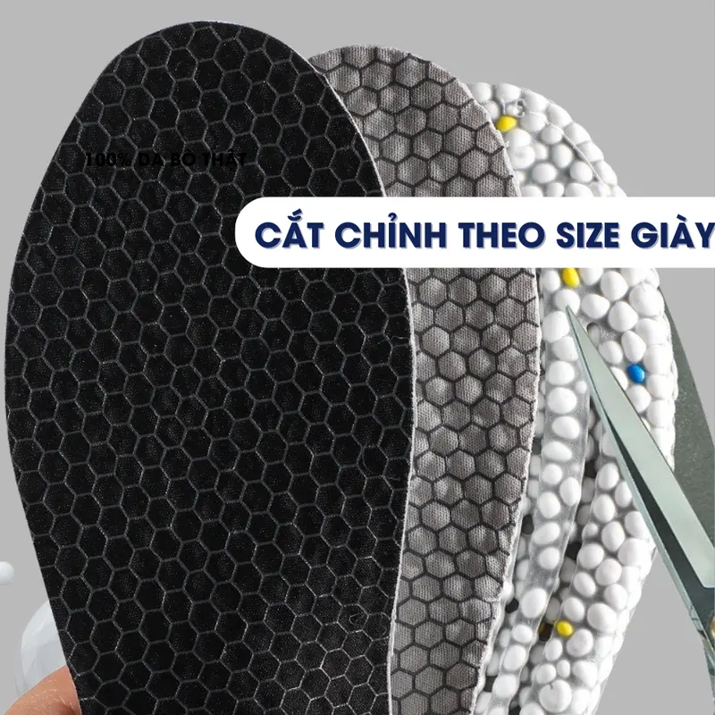 Lót Giày Tăng Chiều Cao MINSU UltraBoot M7025 Khử mùi Miếng Độn Đế Cao Su Non Công Nghệ Bỏng Ngô Dành Cho Nam Nữ 6