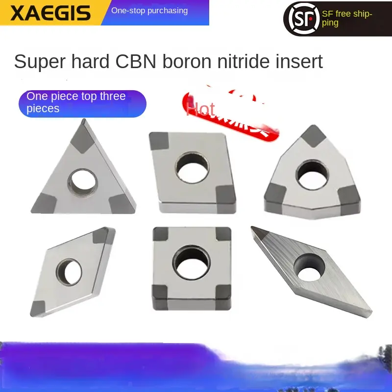Dao CBN, Lưỡi cacbua vonfram, Máy cắt phay kim cương, Thép độ cứng cao, Đun nóng, Gang, Dụng cụ cắt CNC, Thích hợp cho cắt đá quý và hạt