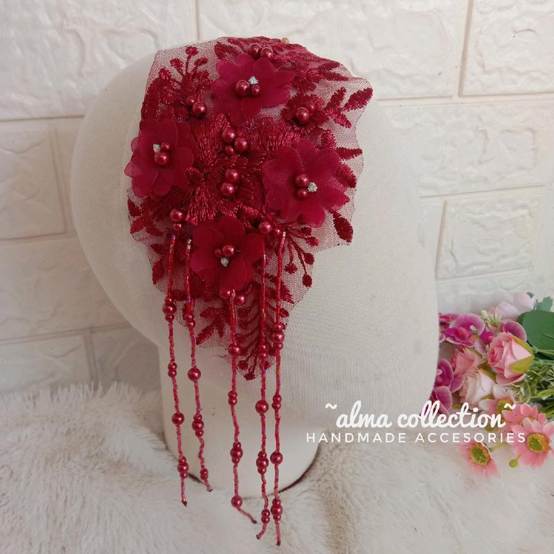 Headpiece simple juntai by alma collection 5