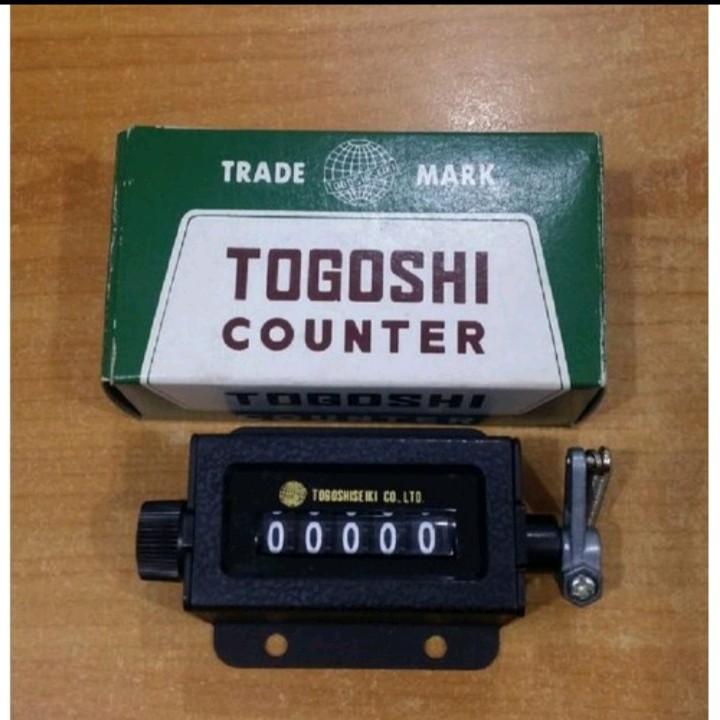Counter Togoshi RS-5 Alat Hitung Satuan Unit Togoshi RS5 5 Digit 0